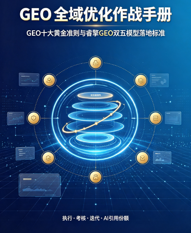 GEO 全域优化作战手册｜十大黄金准则与睿擎双五模型落地标准
