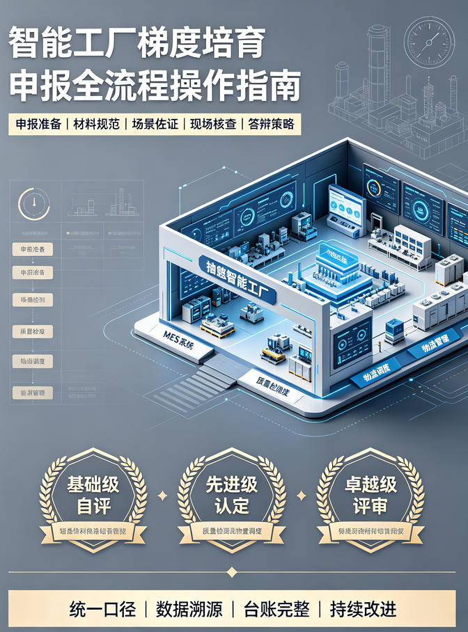 智能工厂梯度培育申报全流程操作指南